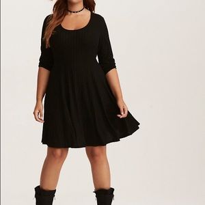 Torrid size 4 skater knit dress - OK condition